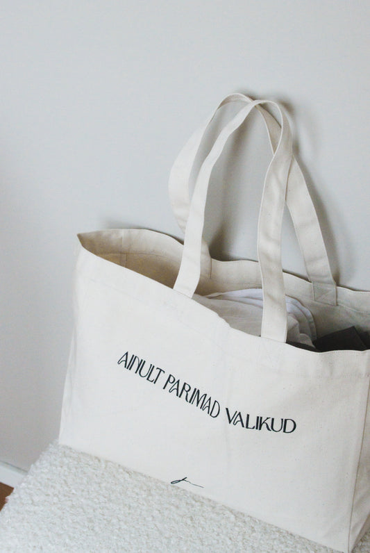 KANVASKOTT MODERNSE FONDIGA "AINULT PARIMAD VALIKUD"