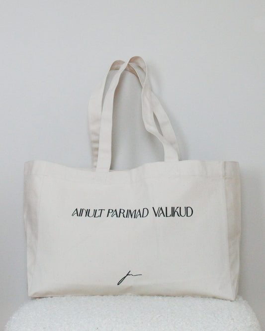 KANVASKOTT MODERNSE FONDIGA "AINULT PARIMAD VALIKUD"